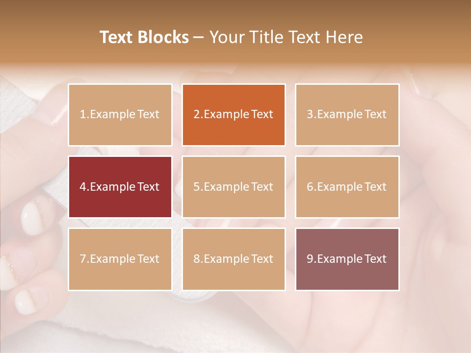 Fashion File Hand PowerPoint Template