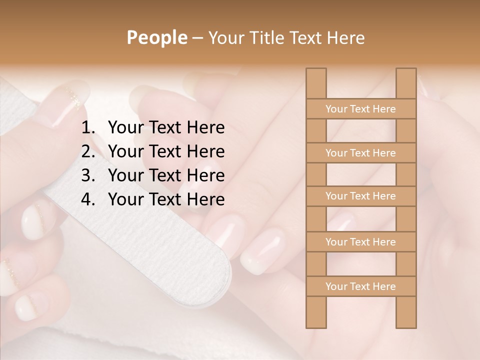 Fashion File Hand PowerPoint Template