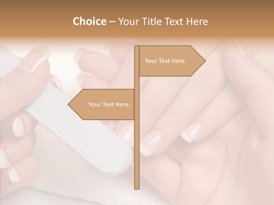 Fashion File Hand PowerPoint Template