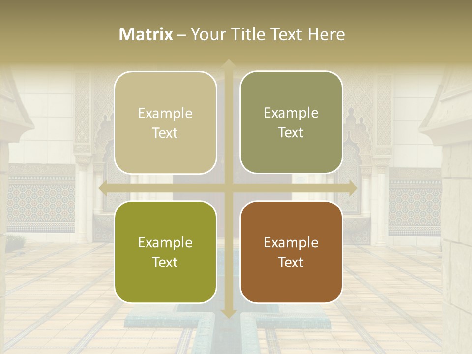 Corridor Garden Classic PowerPoint Template