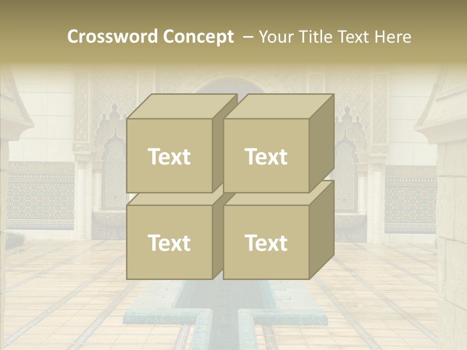Corridor Garden Classic PowerPoint Template
