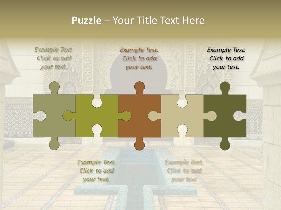 Corridor Garden Classic PowerPoint Template