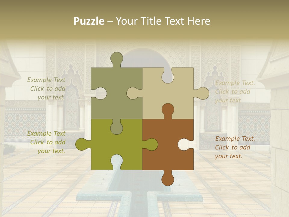 Corridor Garden Classic PowerPoint Template