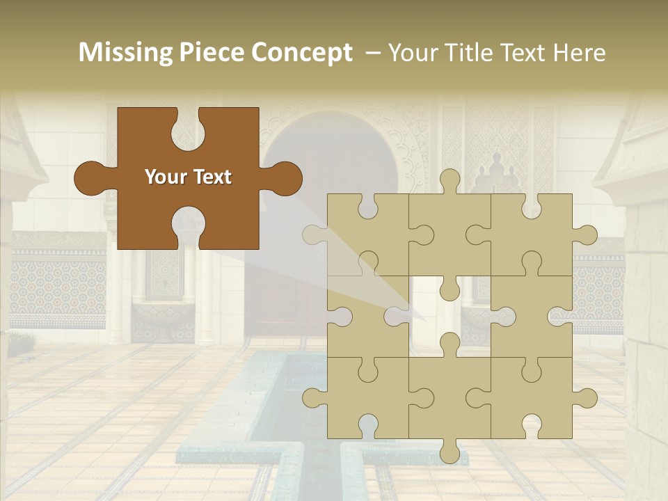 Corridor Garden Classic PowerPoint Template