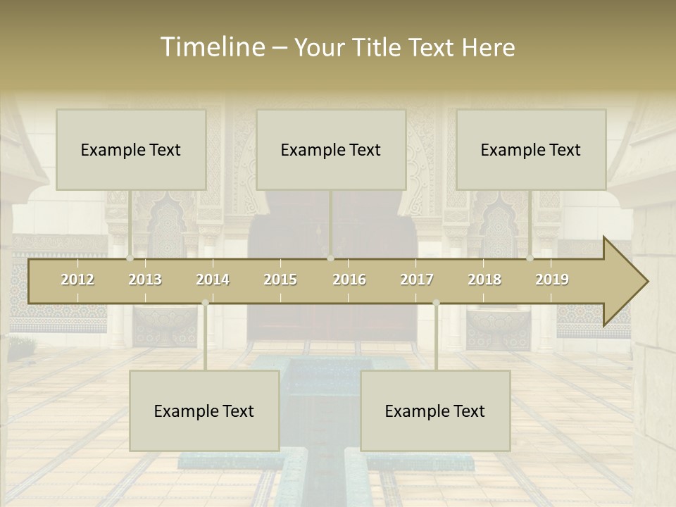 Corridor Garden Classic PowerPoint Template