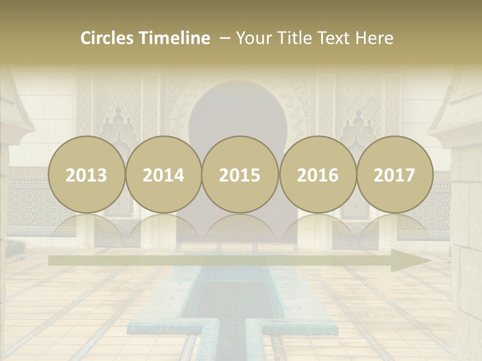 Corridor Garden Classic PowerPoint Template