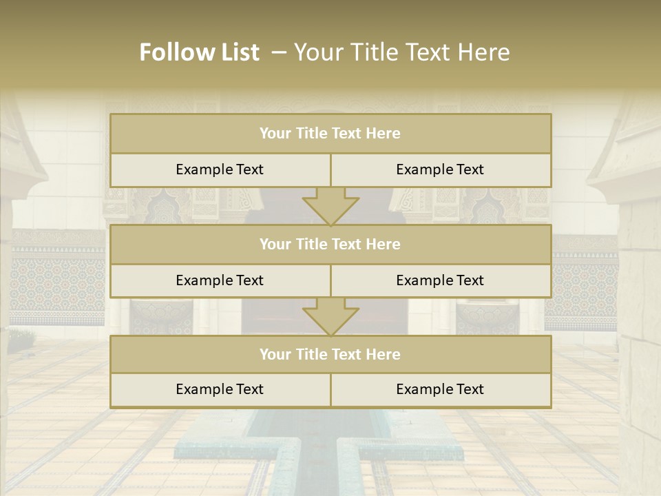 Corridor Garden Classic PowerPoint Template