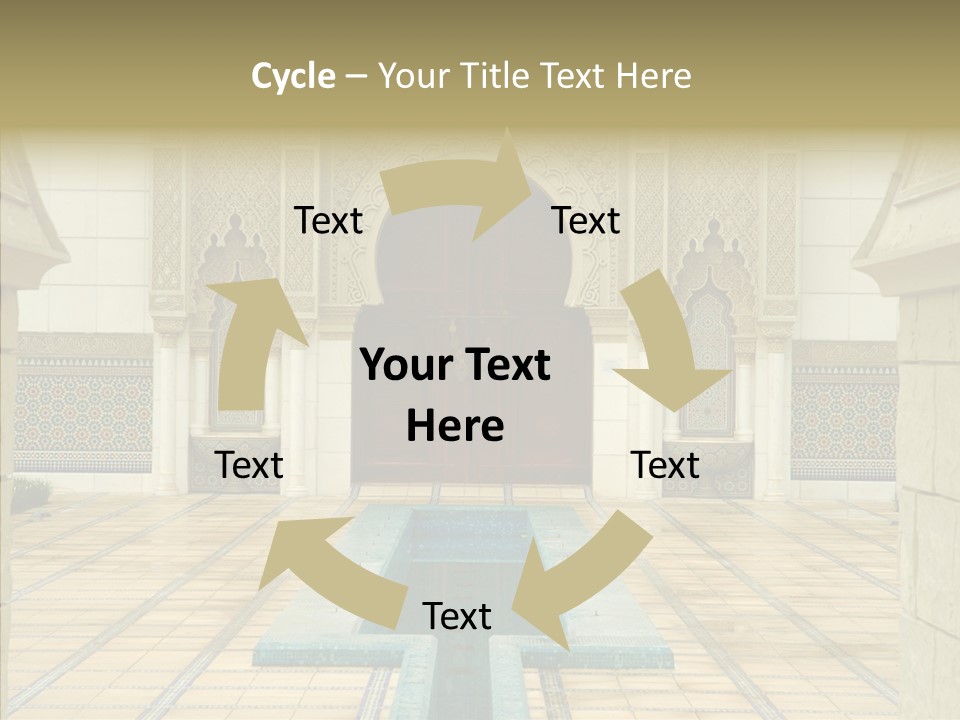 Corridor Garden Classic PowerPoint Template