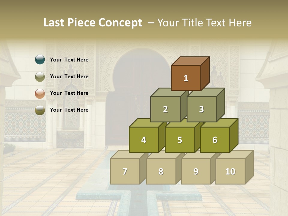 Corridor Garden Classic PowerPoint Template