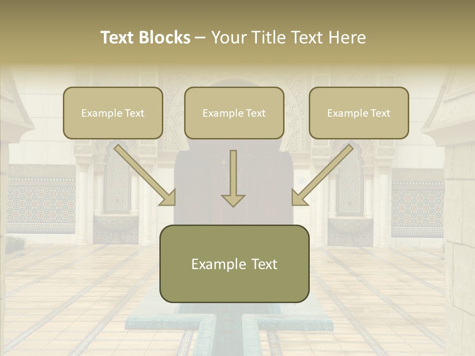 Corridor Garden Classic PowerPoint Template