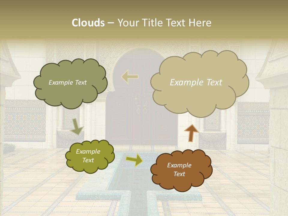 Corridor Garden Classic PowerPoint Template