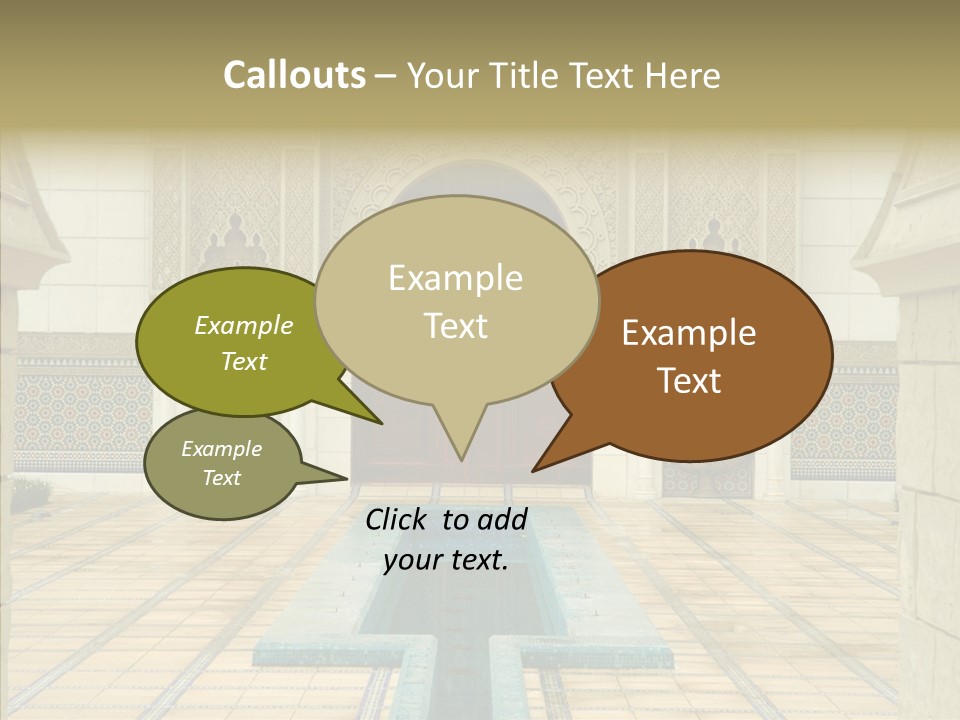 Corridor Garden Classic PowerPoint Template