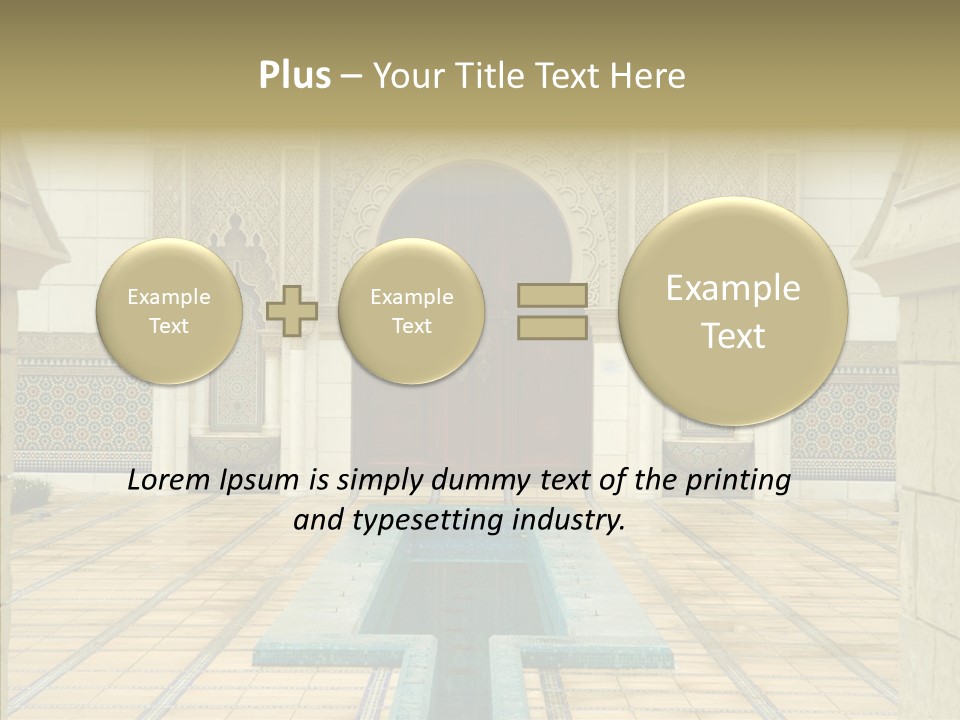 Corridor Garden Classic PowerPoint Template