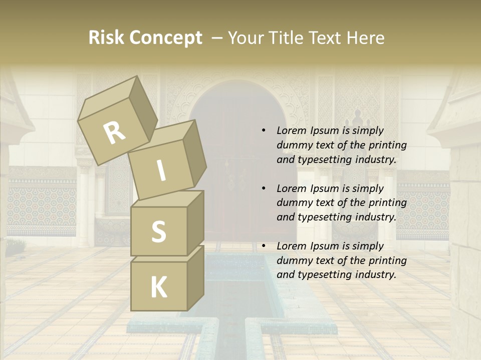 Corridor Garden Classic PowerPoint Template