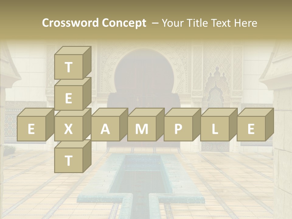 Corridor Garden Classic PowerPoint Template