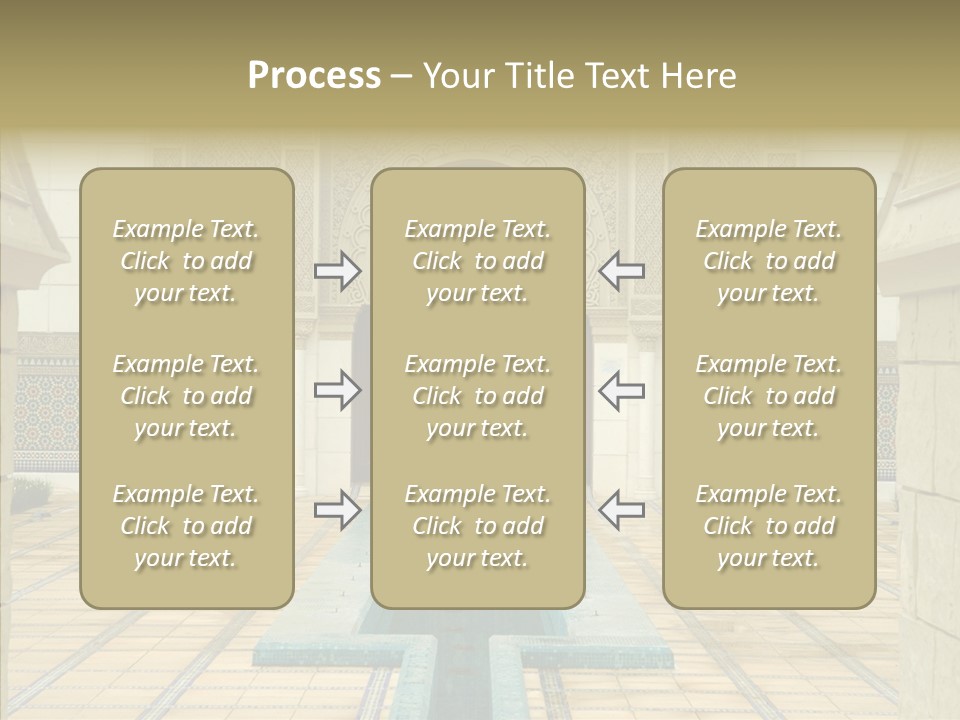Corridor Garden Classic PowerPoint Template