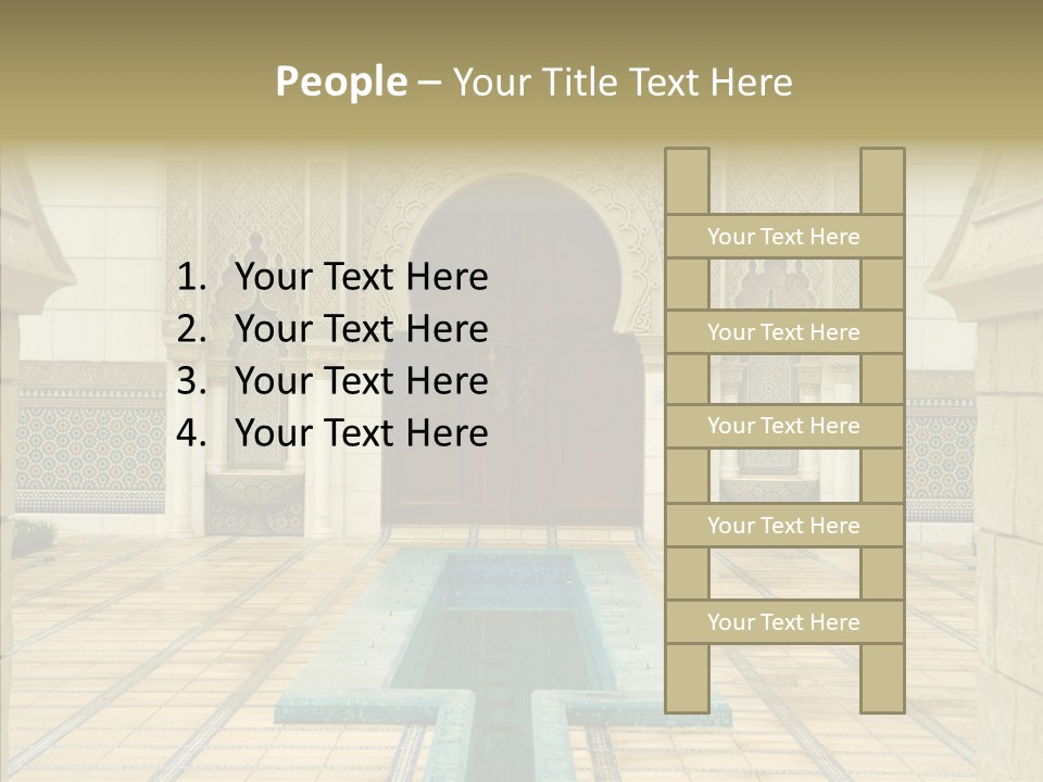 Corridor Garden Classic PowerPoint Template