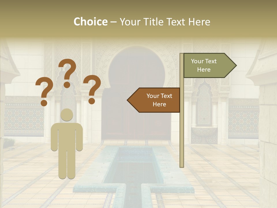 Corridor Garden Classic PowerPoint Template