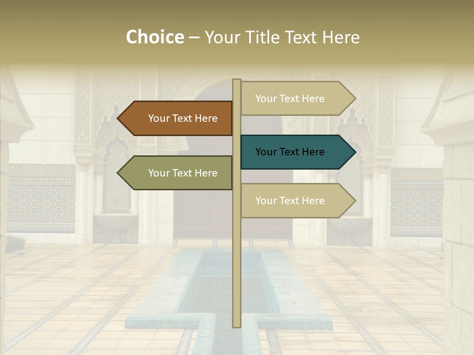 Corridor Garden Classic PowerPoint Template