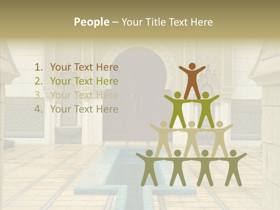 Corridor Garden Classic PowerPoint Template