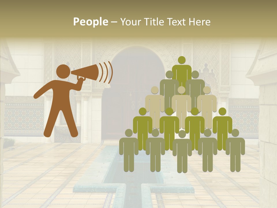 Corridor Garden Classic PowerPoint Template