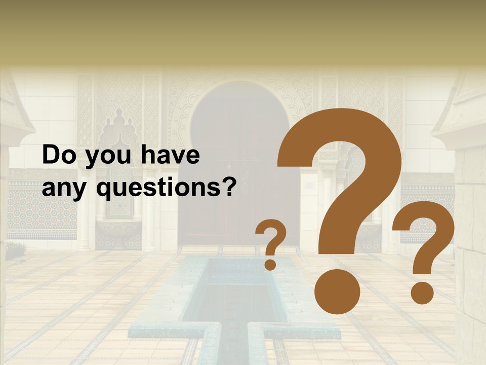 Corridor Garden Classic PowerPoint Template