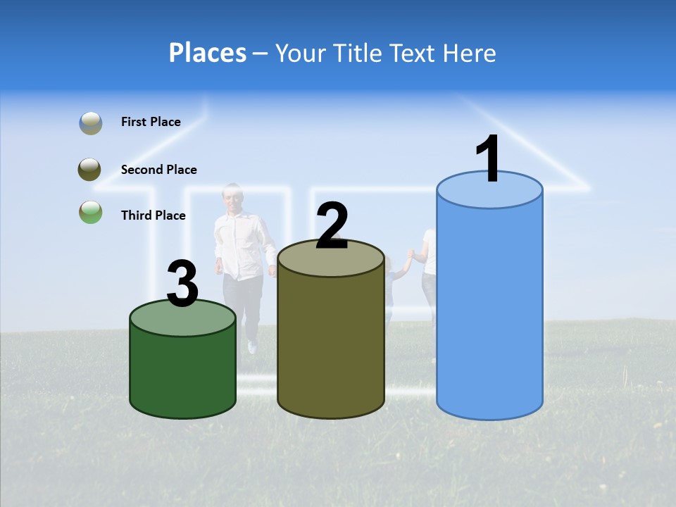 Outdoor Kid Mother PowerPoint Template