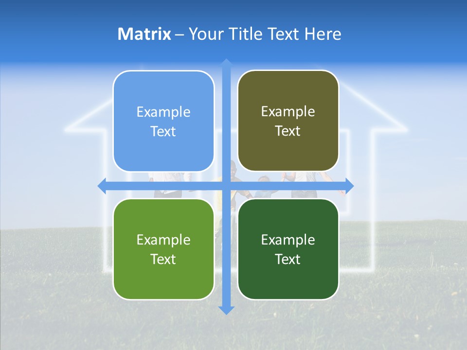 Outdoor Kid Mother PowerPoint Template