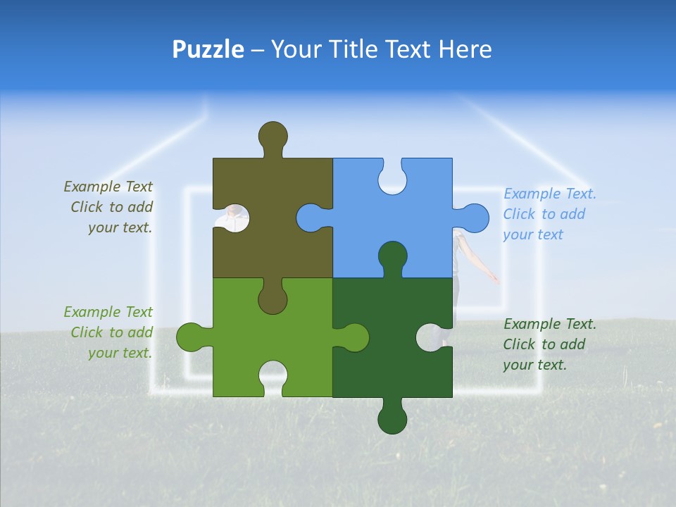 Outdoor Kid Mother PowerPoint Template