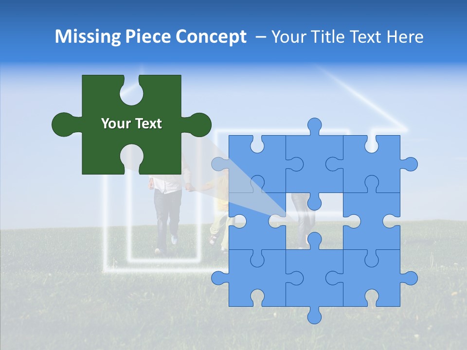 Outdoor Kid Mother PowerPoint Template