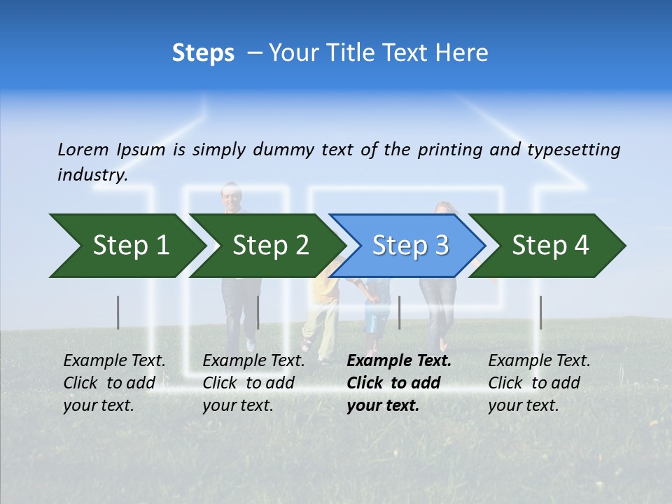 Outdoor Kid Mother PowerPoint Template