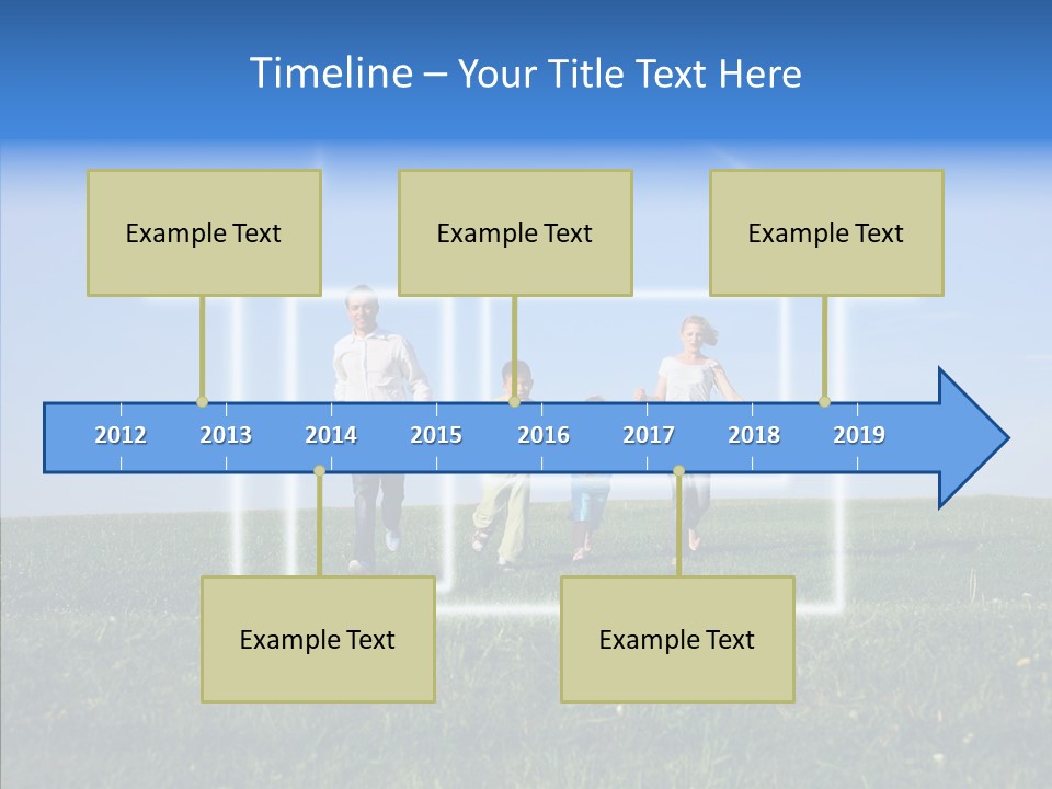 Outdoor Kid Mother PowerPoint Template