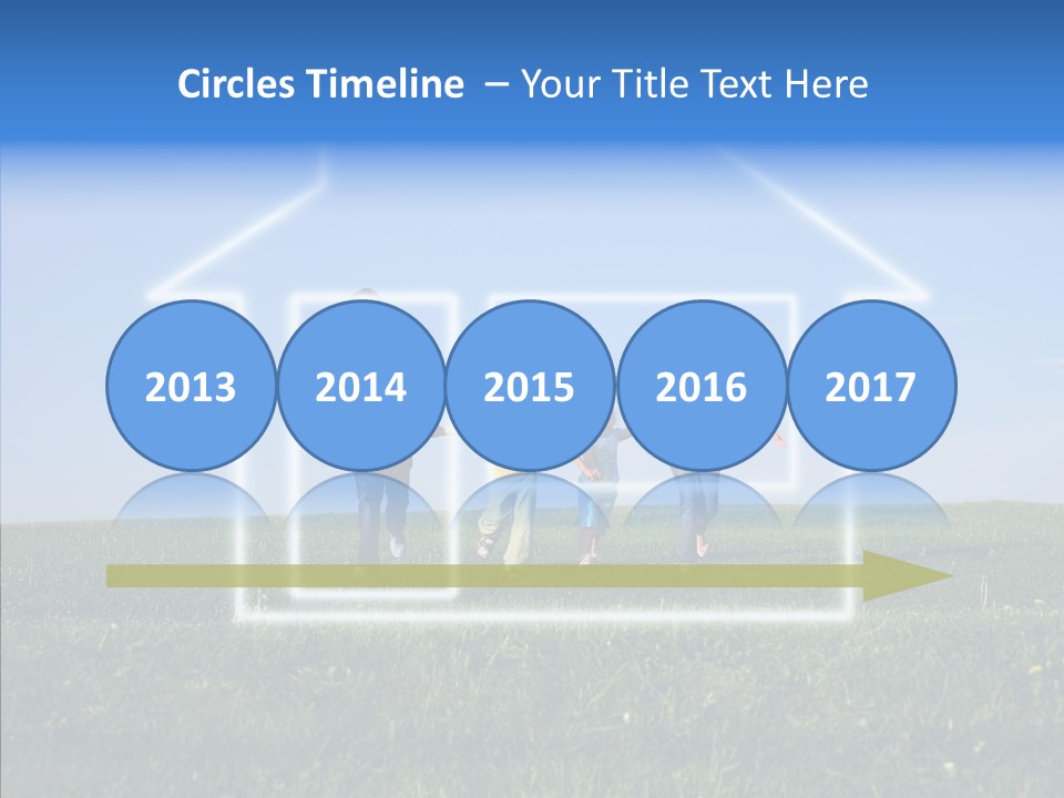 Outdoor Kid Mother PowerPoint Template