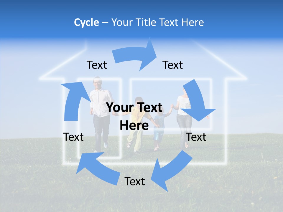 Outdoor Kid Mother PowerPoint Template