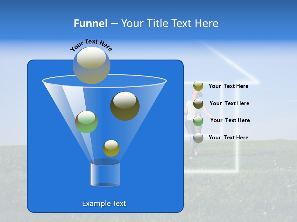 Outdoor Kid Mother PowerPoint Template