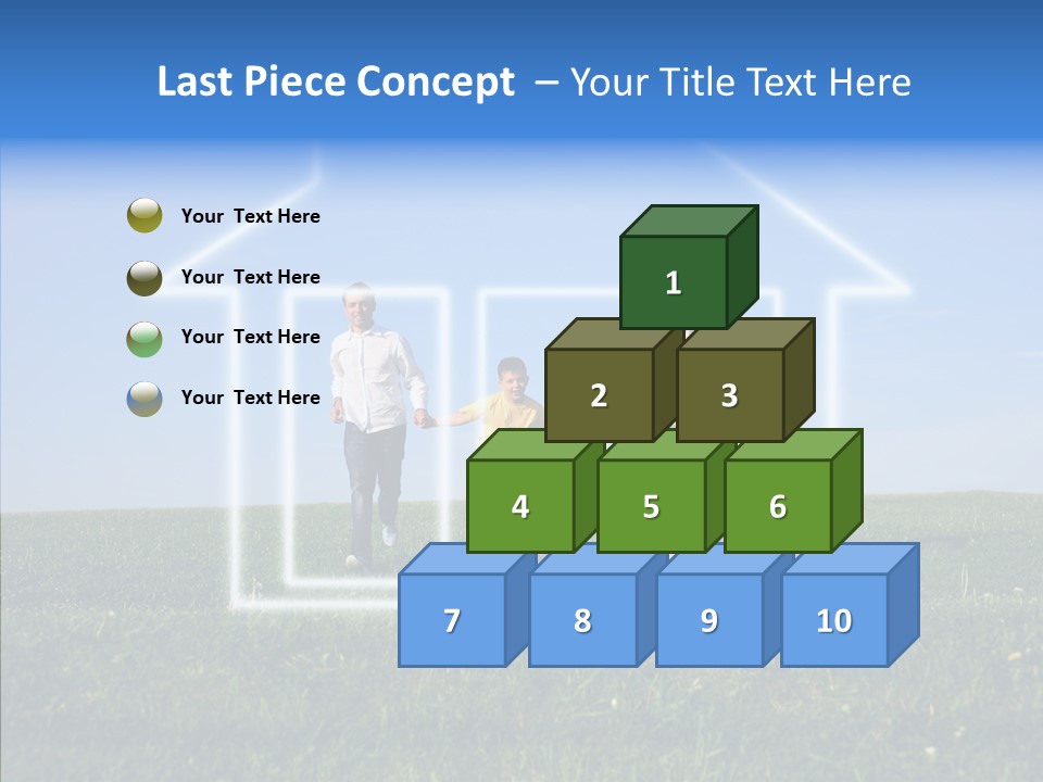 Outdoor Kid Mother PowerPoint Template