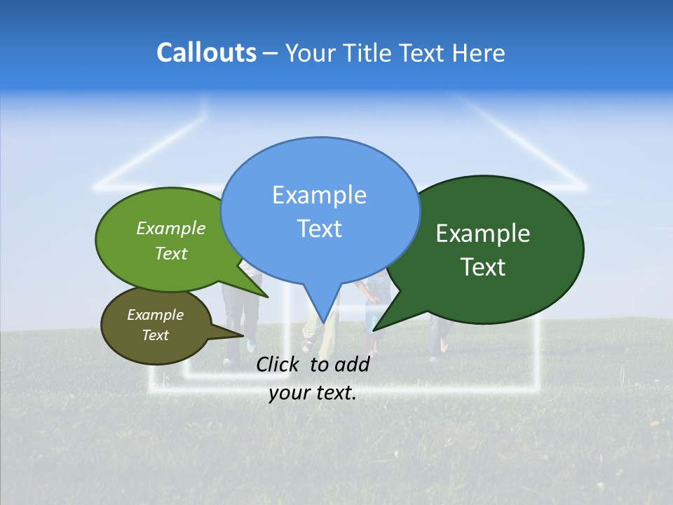 Outdoor Kid Mother PowerPoint Template