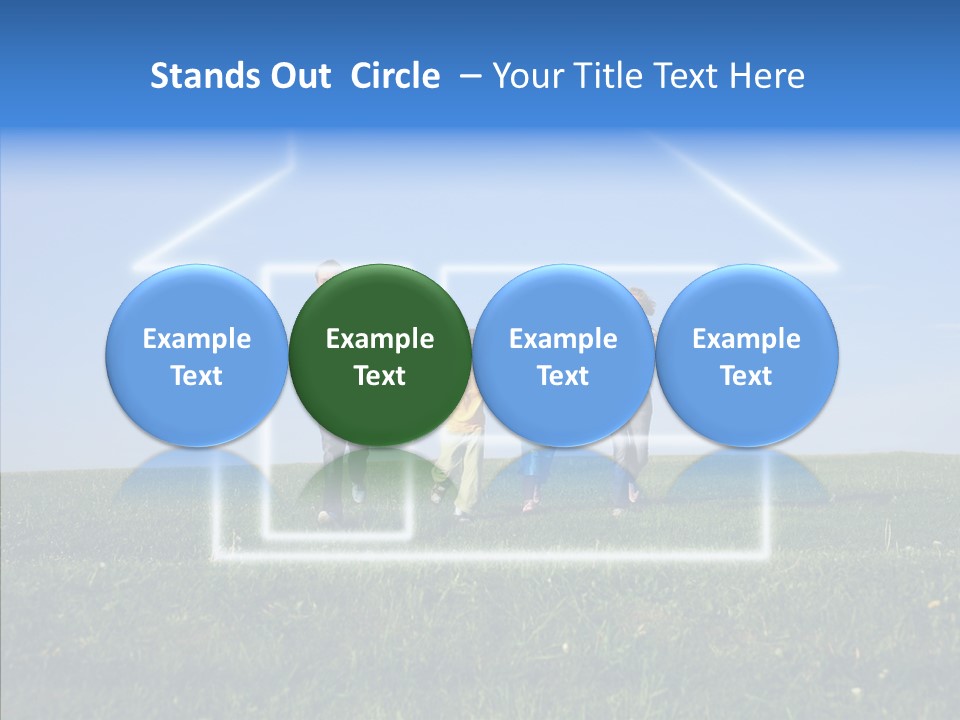 Outdoor Kid Mother PowerPoint Template