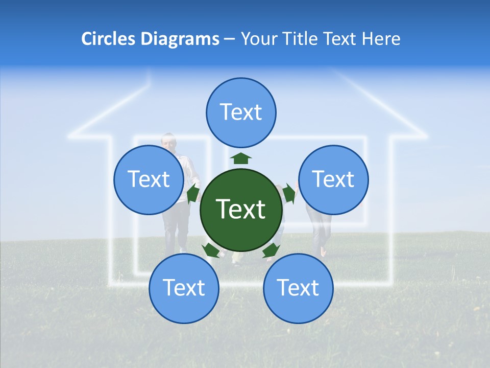 Outdoor Kid Mother PowerPoint Template