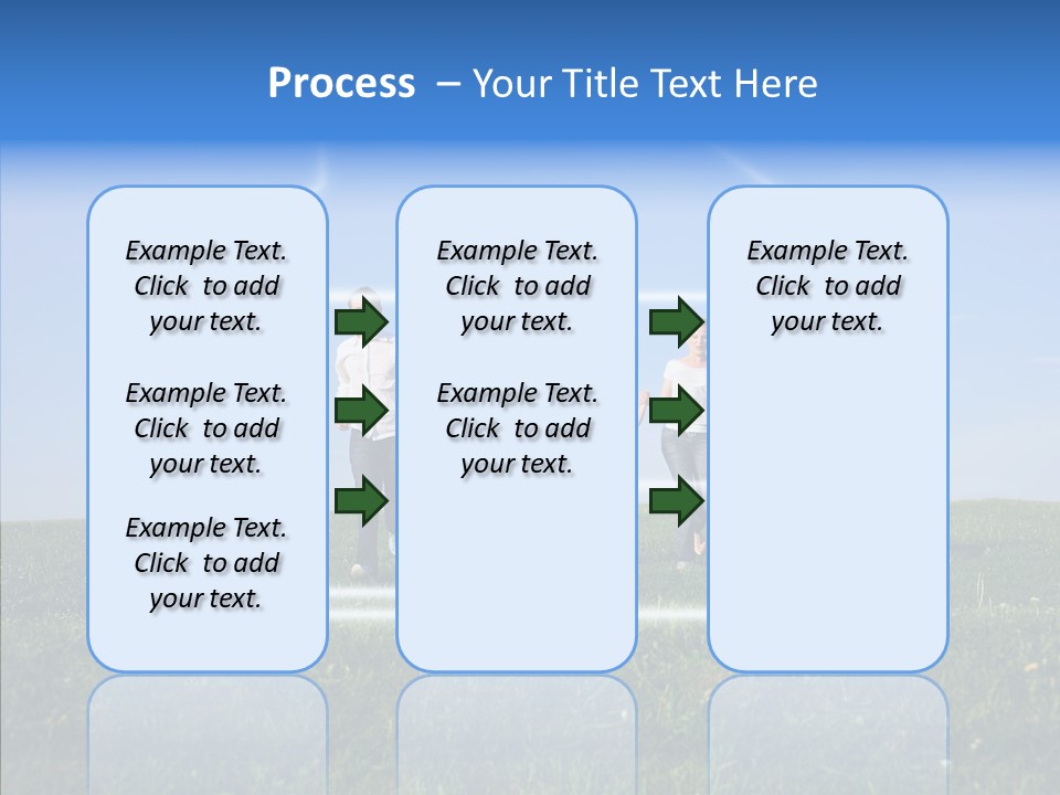 Outdoor Kid Mother PowerPoint Template