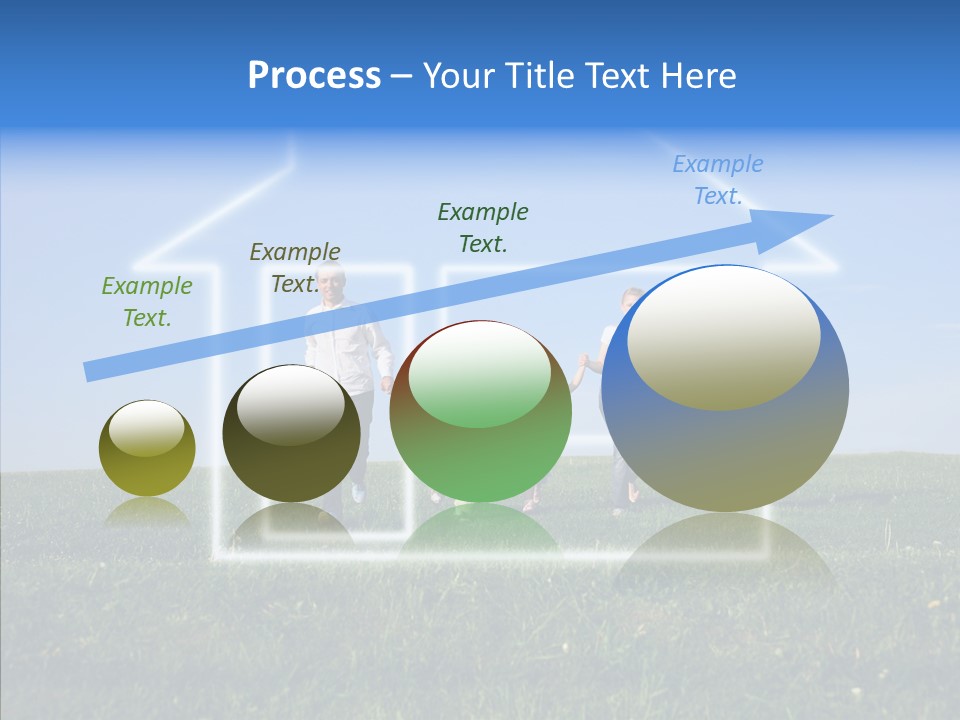 Outdoor Kid Mother PowerPoint Template