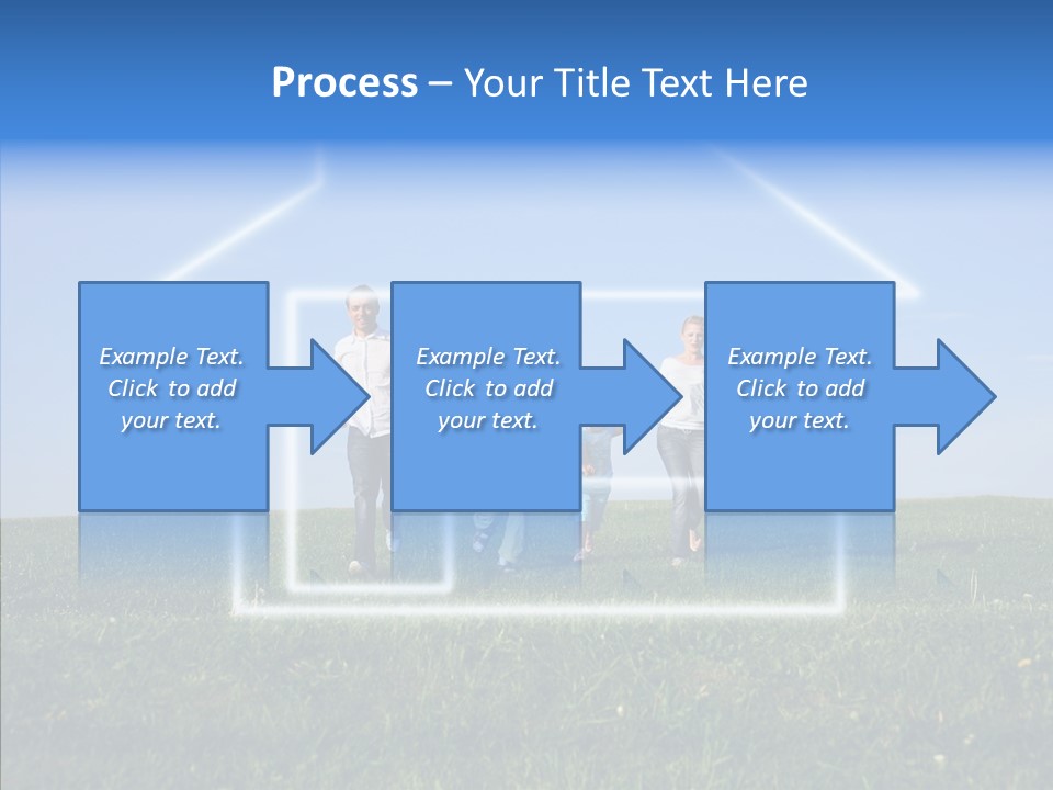 Outdoor Kid Mother PowerPoint Template