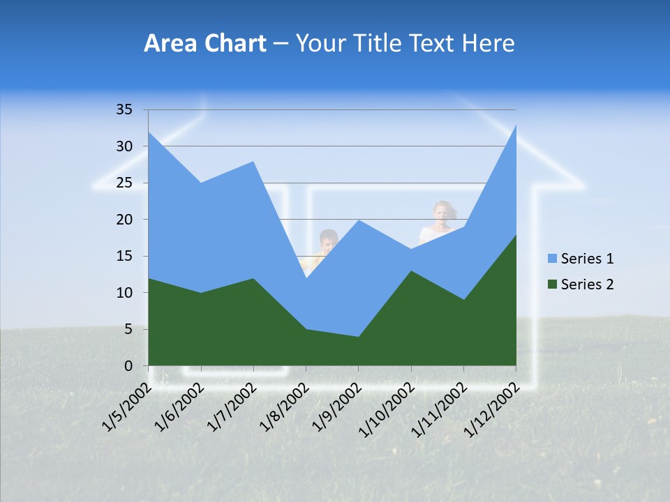 Outdoor Kid Mother PowerPoint Template
