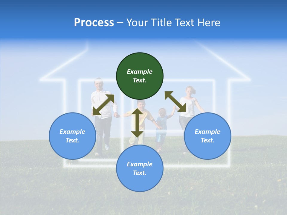 Outdoor Kid Mother PowerPoint Template
