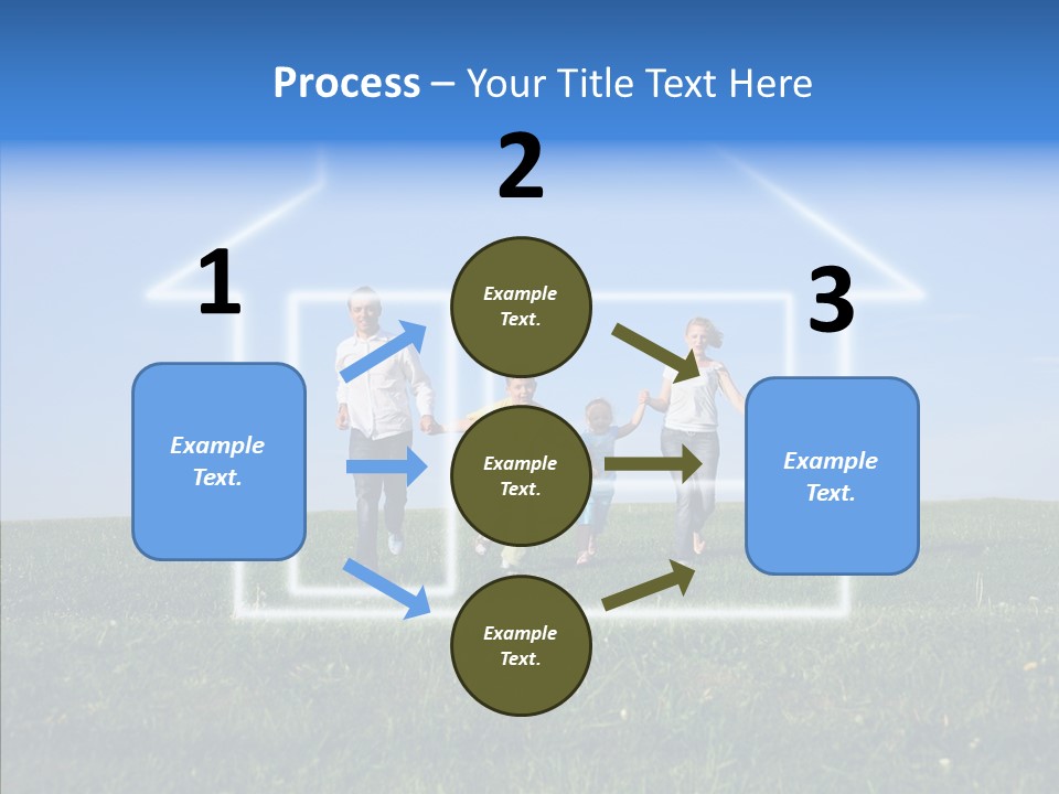 Outdoor Kid Mother PowerPoint Template