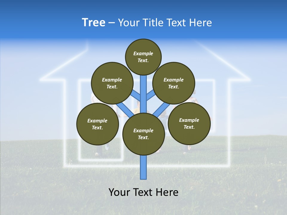 Outdoor Kid Mother PowerPoint Template