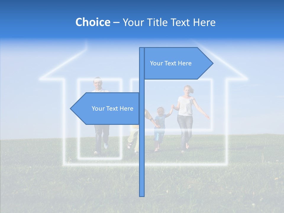 Outdoor Kid Mother PowerPoint Template