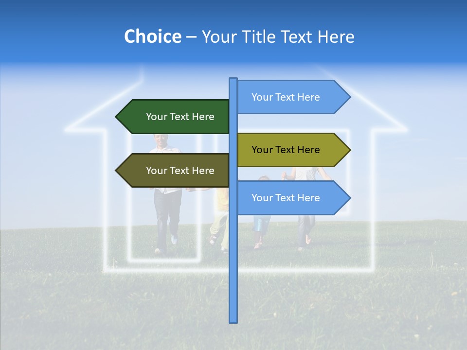 Outdoor Kid Mother PowerPoint Template