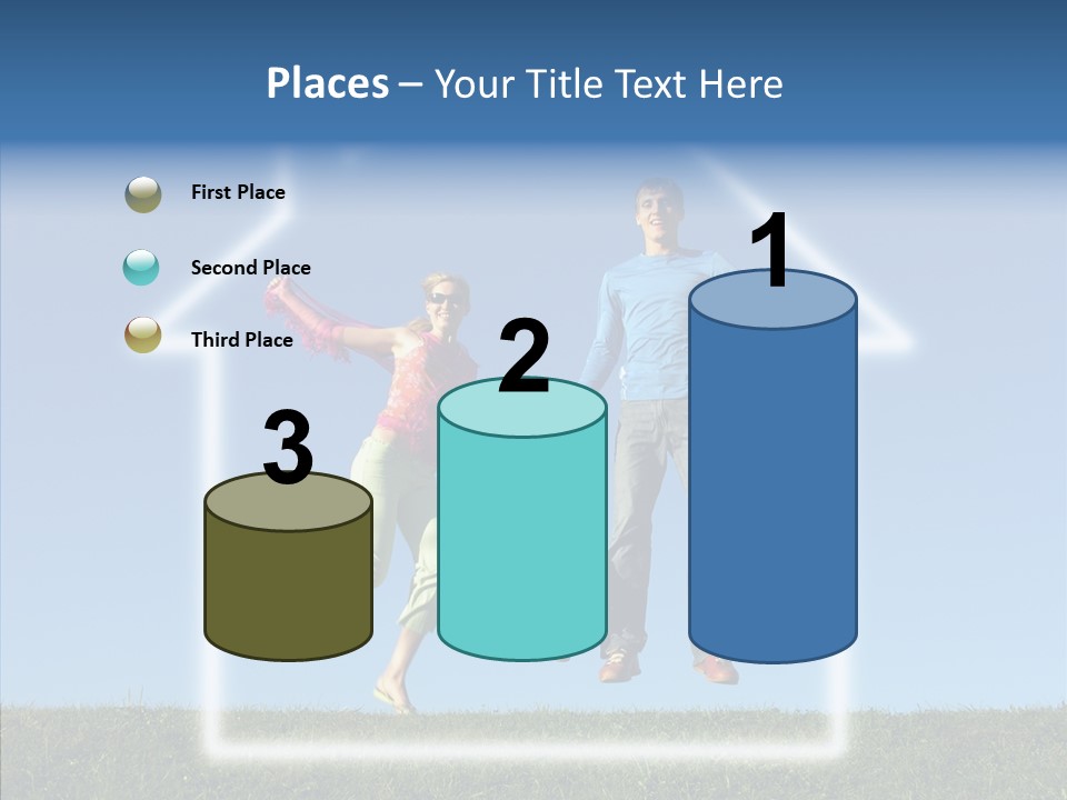 Male Woman Female PowerPoint Template