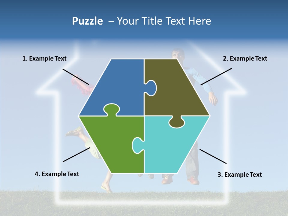 Male Woman Female PowerPoint Template